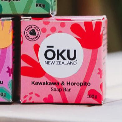 Kawakawa & Horopito Refreshing & Cleansing Soap Bar – 100g - ŌKU NZ