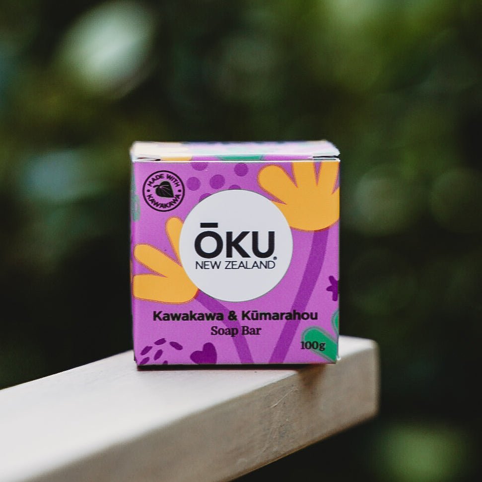 Kawakawa & Kūmarahou Invigorating & Cleaning Soap – 100g - ŌKU NZ