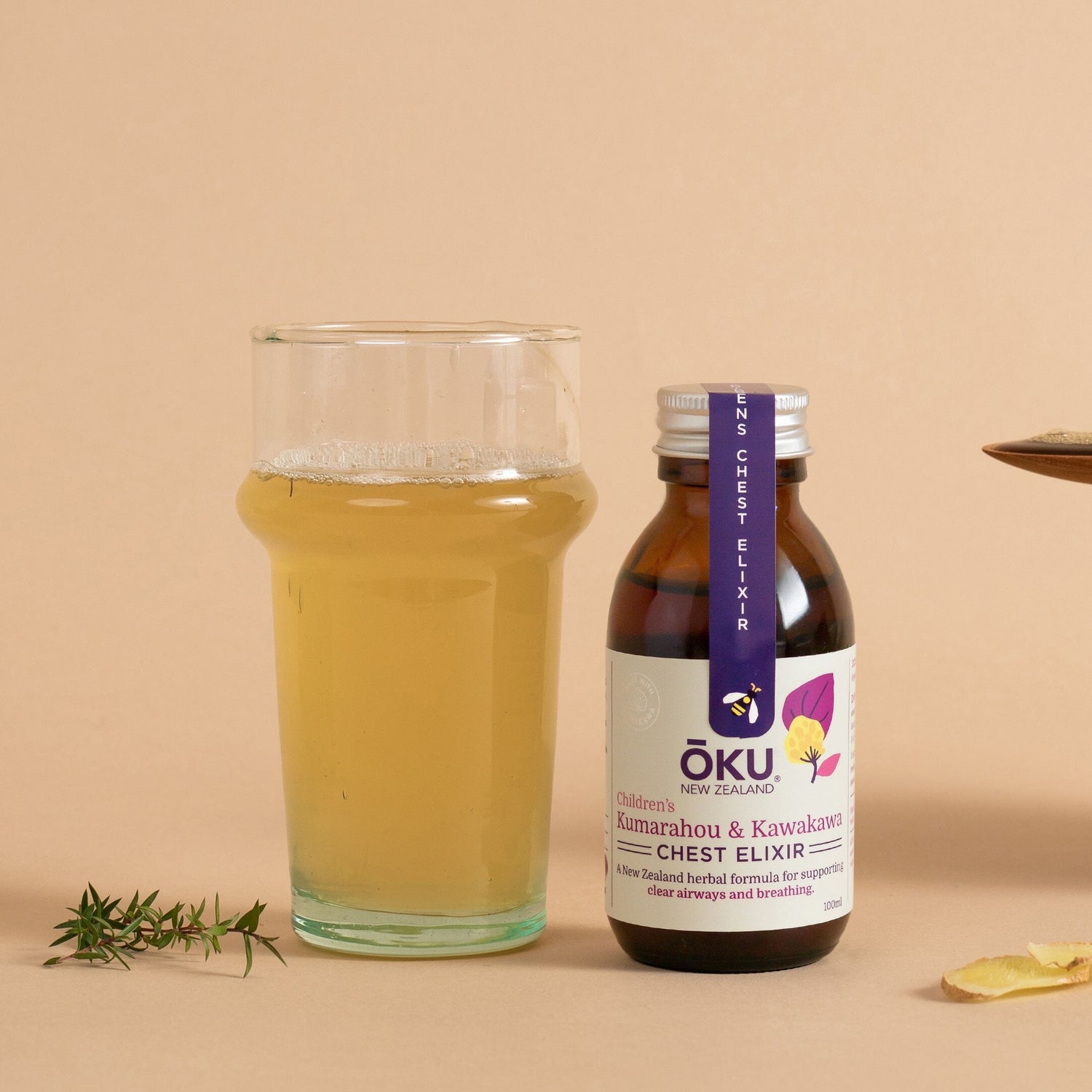 Children's Chest Elixir - Kūmarahou and Kawakawa-CE200